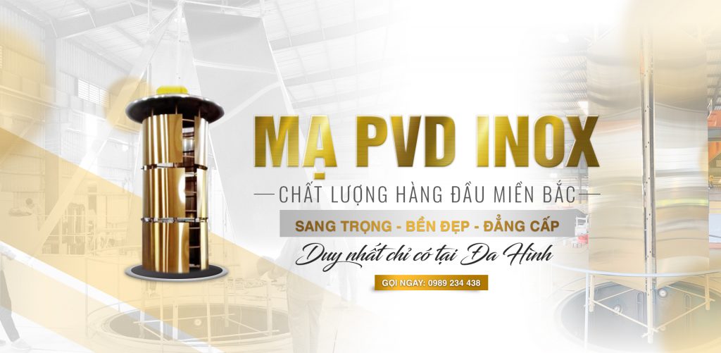 mạ pvd mạ màu inox theo yêu cầu
