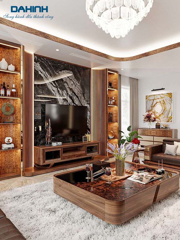 Tuyển tập 45 mẫu vách trang trí phòng khách đẹp nhất 130 vach trang tri 78
