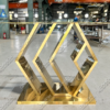bàn inox hình chữ nhật