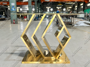 bàn inox hình chữ nhật