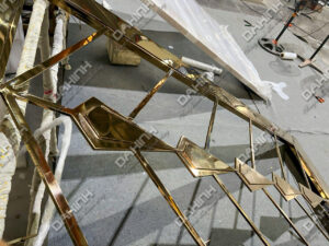 cửa kính khung inox