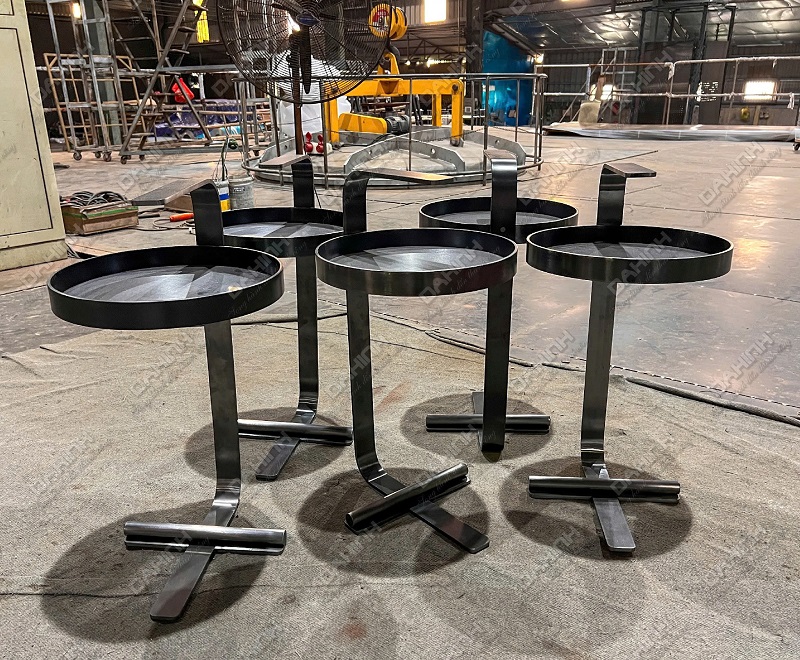 Bàn trà hiện đại kiểu dáng khay tròn 18 bàn trà hiện đại