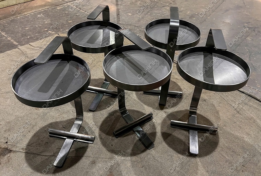 Bàn trà hiện đại kiểu dáng khay tròn 20 bàn trà hiện đại