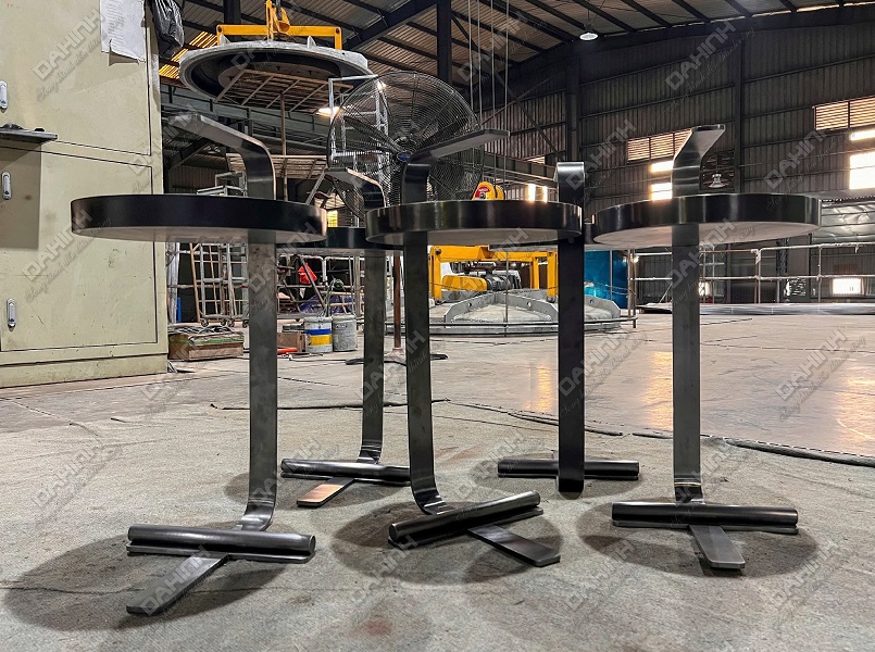 Bàn trà hiện đại kiểu dáng khay tròn 23 bàn trà hiện đại