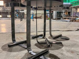 Bàn trà hiện đại kiểu dáng khay tròn 17 bàn trà hiện đại