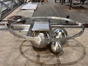 Bàn tròn decor inox phong cách hiện đại 4 bàn tròn decor