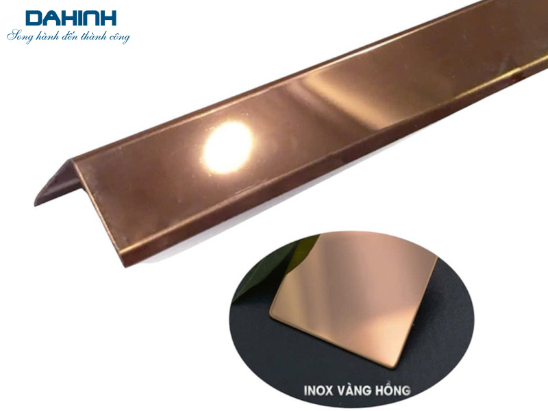 Inox màu trang trí là gì? Inox màu hồng, inox gương đen, inox màu trà 45 inox mau 34