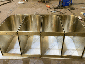 Mẫu chân tủ lavabo inox mạ vàng 8 lavabo inox